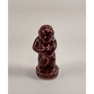 Wade Whimsies Red Rose Tea Circus Series Miniature Figurine MONKEY Brown
